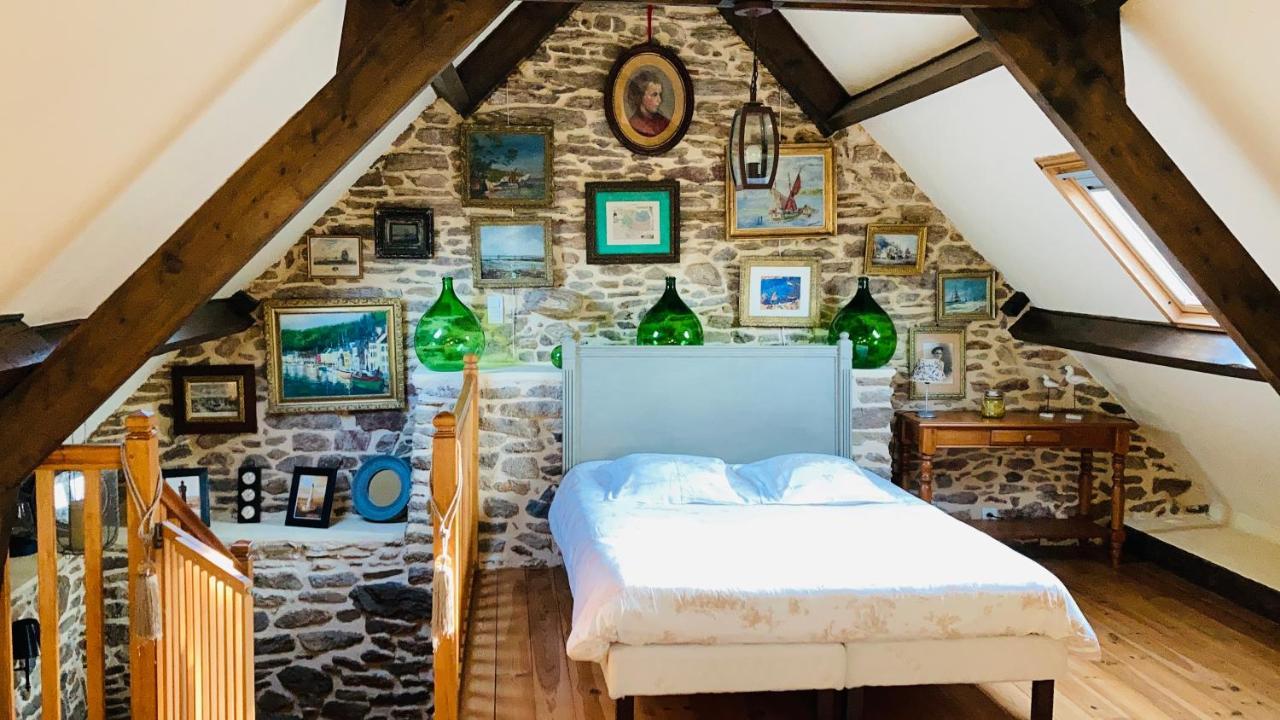 Maison de caractère datant de 1739 Quistinic Esterno foto